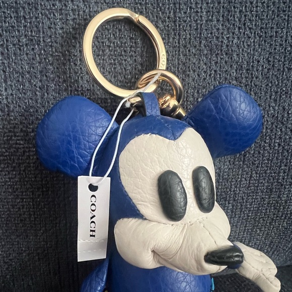COACH COLLECTIBLE Disney Mickey Mouse X Keith Haring Keychain FOB - Picture 2 of 9